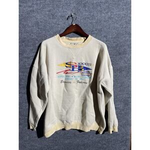 Vintage Super Bowl XXXIII Sweatshirt Mens XL NFL Football Logo Athletic 90s